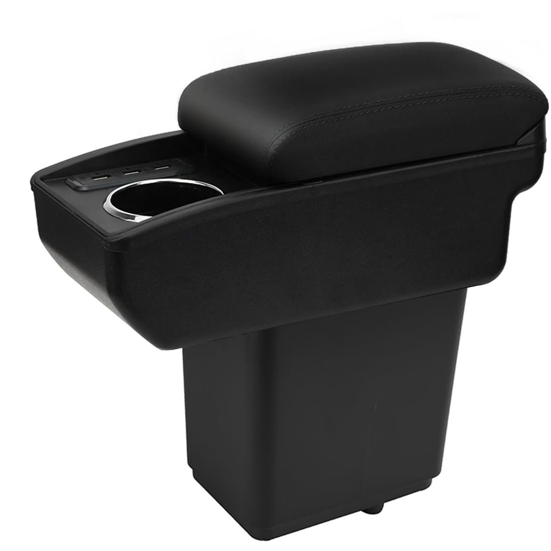 YJYWZH Reposabrazos para Peugeot Partner Tepee con 6 Puertos USB