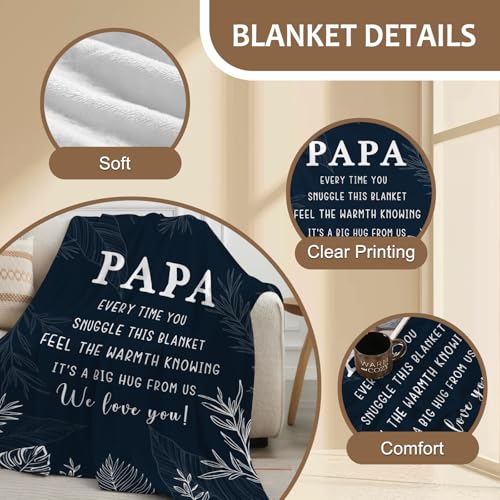 Couverture pour papa et grand-père : un plaid rempli d'amour - 4