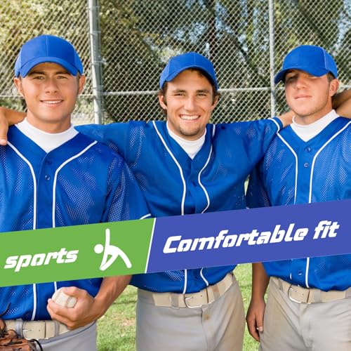 Image of Hercicy 12 Pcs Baseball Belts Softball Belts Bulk for Adult and Youth Adjustable