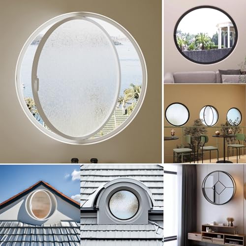 Ventana giratoria de vidrio con marco de aluminio para iluminación de cobertizos 3