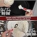 Magnetic Measuring Spoons Set of 9 Stainless Steel Dual-Sided Stackable Measuring Spoon Nesting Teaspoons Measuring Dry and Liquid Ingredients, Fits in Spice Jars Set of 9 (Red)