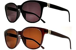 Bifocal Sunglasses Reading Glasses for Women Fashion FREE Case