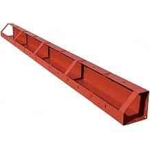 6" x 6" x 8 ft Inside Corners for Steel-Ply Concrete Forms - Sandbaggy 1, 6" x 6" x 8 ft