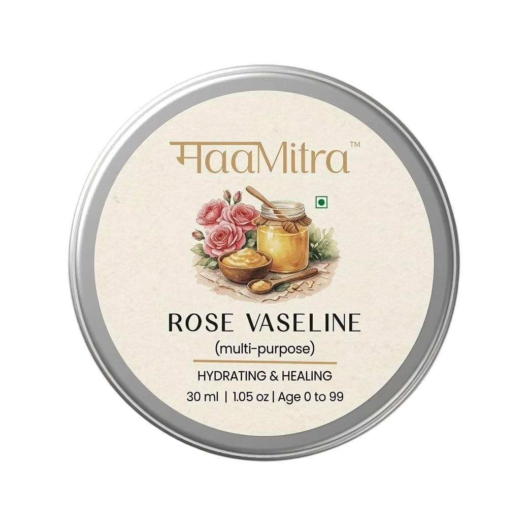 MaaMitra Rose Lip Balm, Multi-Purpose, Hydrating & Healing, with Rose Essence and Honey, 30 ml-image-18