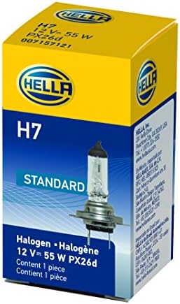 HELLA H7 Standard Halogen Bulb, 12 V, 55W
