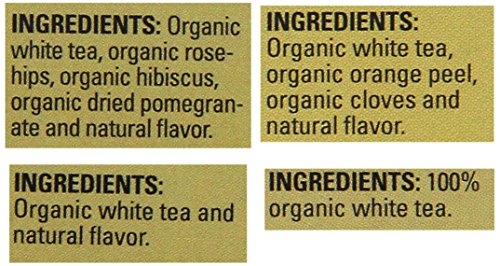 Davidson's Tea Assorted White, 8-Count Tea Bags (Pack Of 12) #TOP4