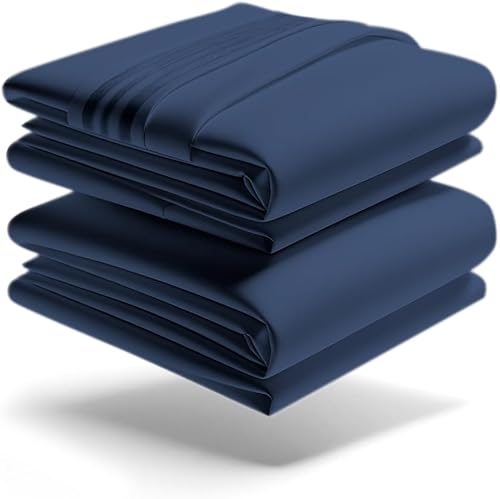 Miniatura 1 de Mezzati Colección Prestige 1800 - Juego de sábanas de lujo, suave y cómoda, de microfibra cepillada, Microfibra, Anaranjado Oxidado, Completo