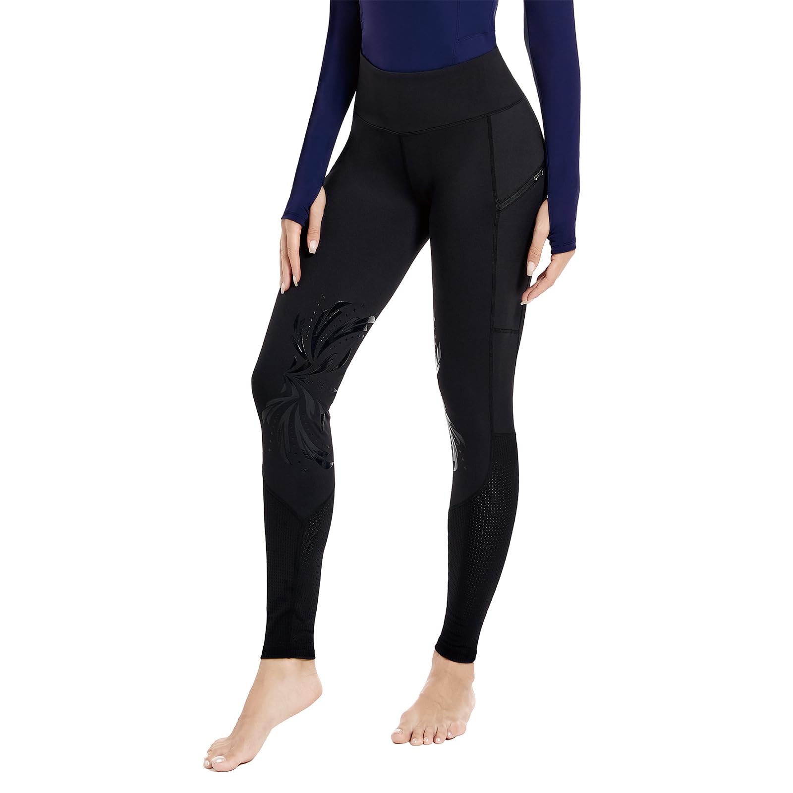 Harrison HowardEquestrian Rider Breeches with Ventilation Feature