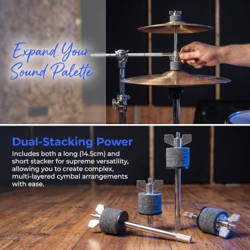 YARNOW 2pcs Soporte para Platillos de Percusión miniatura 7