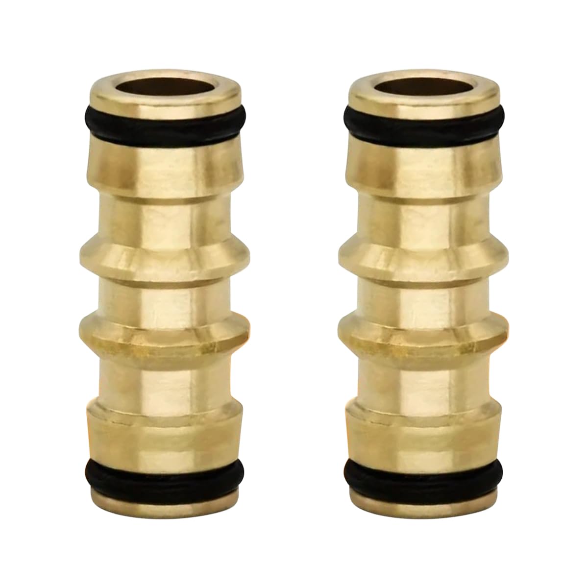 Raccord rapide en laiton 16 mm connecteur double tuyau arrosage jardin