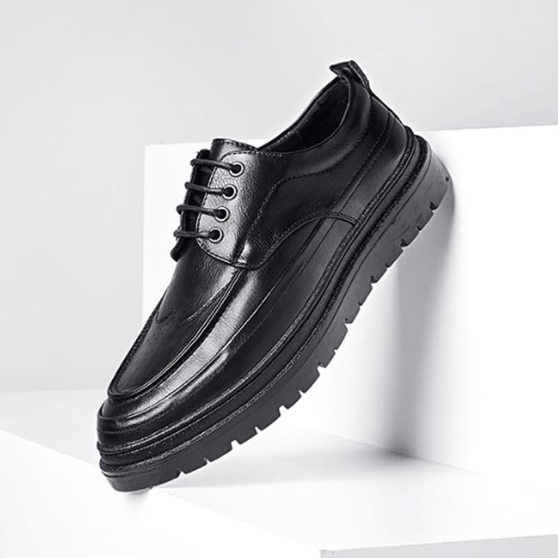 Men's Breathable Business Oxford Lace-Up Anti-Slip Formal Duty Work Shoes Comfort Casual Oxford Shoes2