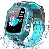 GBD Smart Watch for Kids- Smartwatch Phone with Call Games SOS Alarm Clock 12/24 Hr,Kids Digital Wrist Watch Stopwatch for Boys Girls Age 3-12 Students School Learning Toys Birthday Gifts (Green)