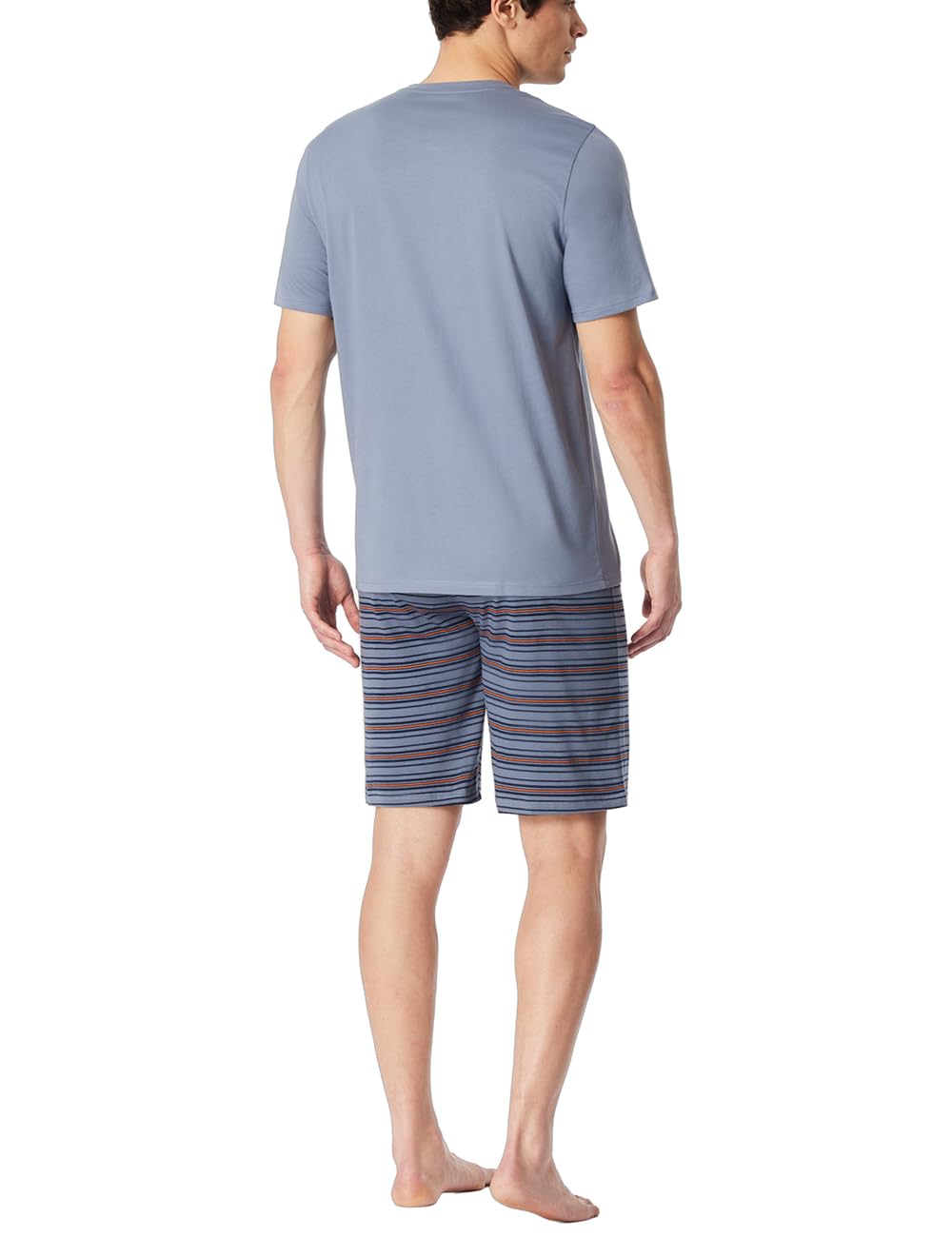 Schiesser Herren Schlafanzug Pyjama kurz mit Knopfleiste Single-Jersey - Casual Nightwear