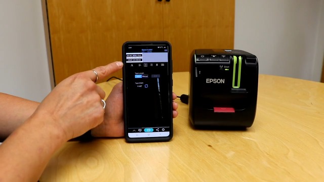 Watch Designing and Printing Labels Using Epson's iLabel App and