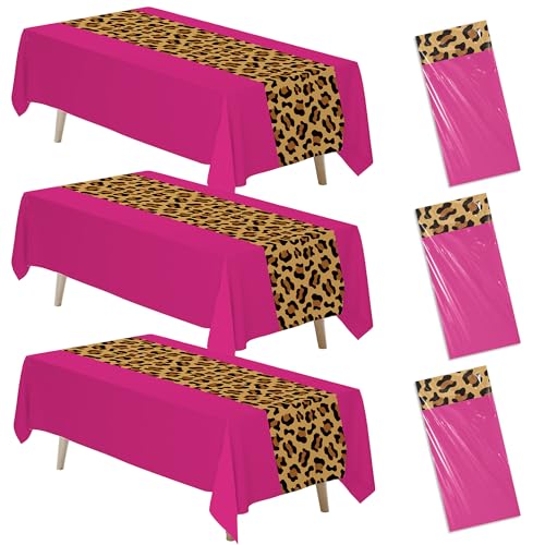FVABO Leopard Tablecloth Set