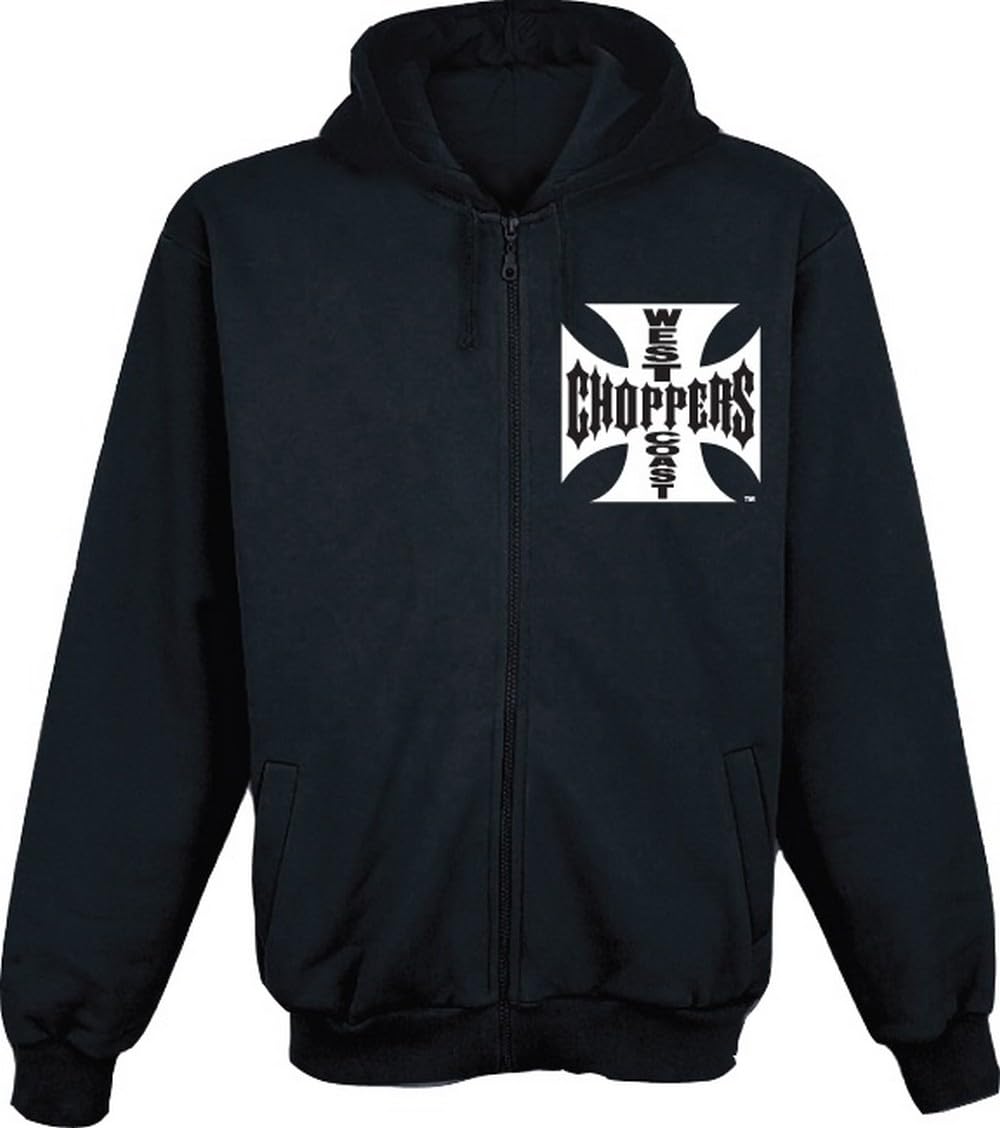 West Coast Choppers OG Classic Sweat à Capuche Zip (Black,L)