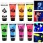 8 colors glow uv blacklight face body paint