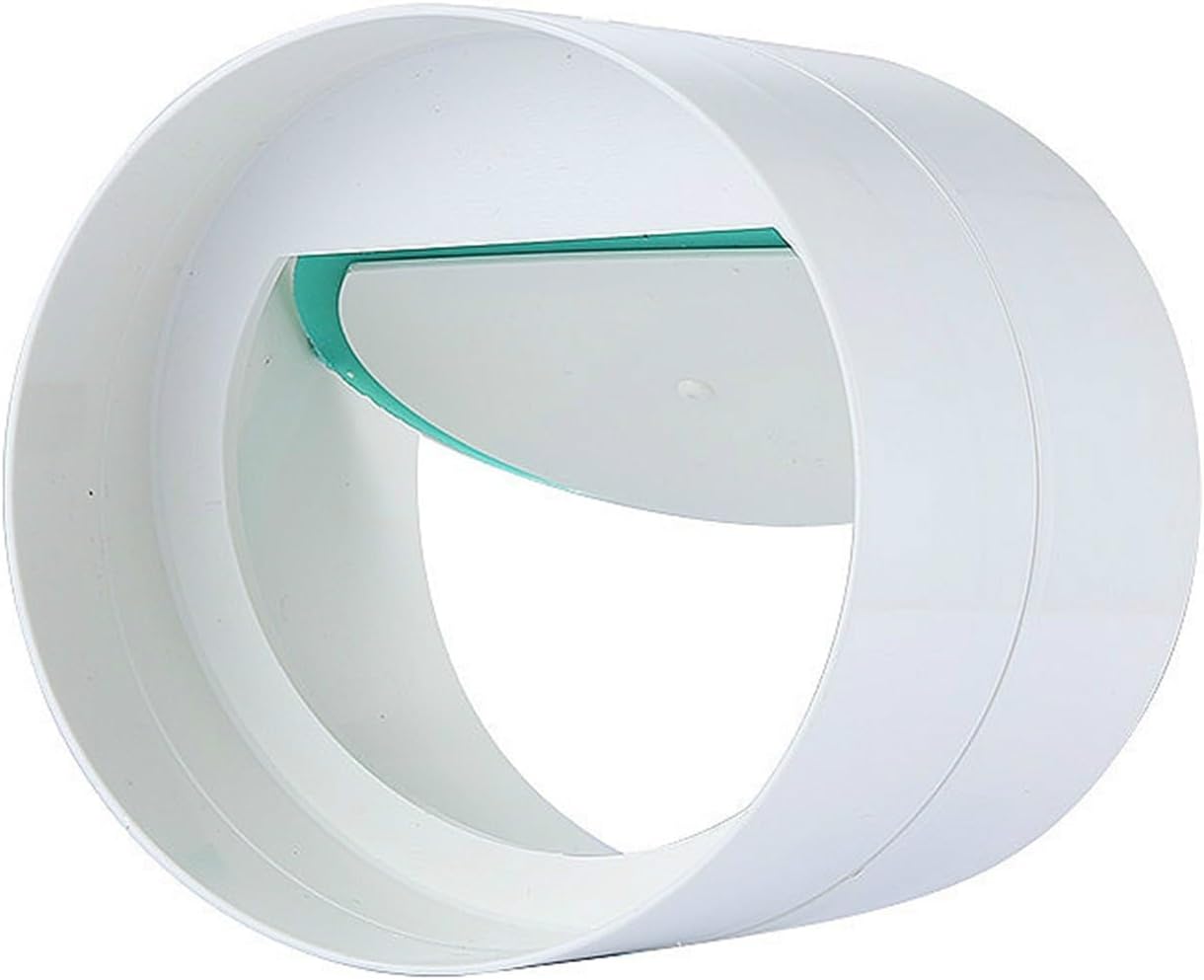 SSIMOO PVC Exhaust Fan Check Valve Air Damper Value Round