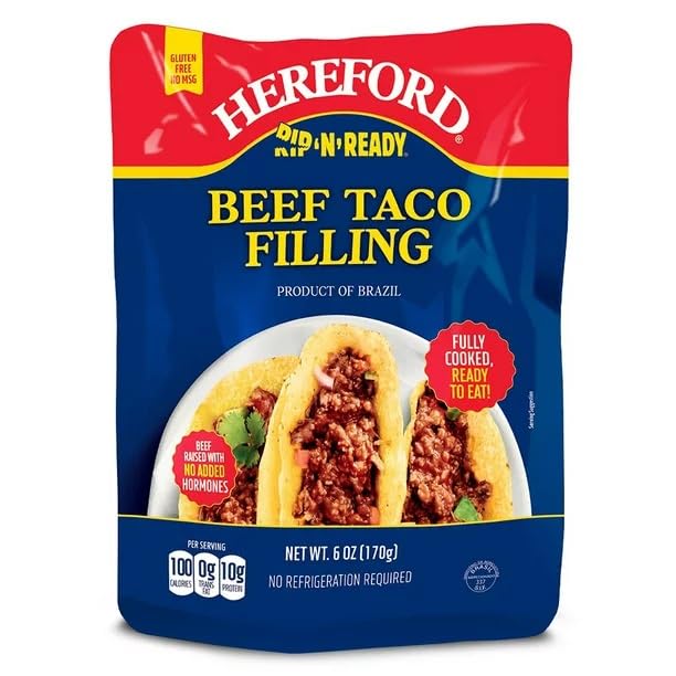 Hereford Beef Taco Filling 6 oz. (Pack of 6)