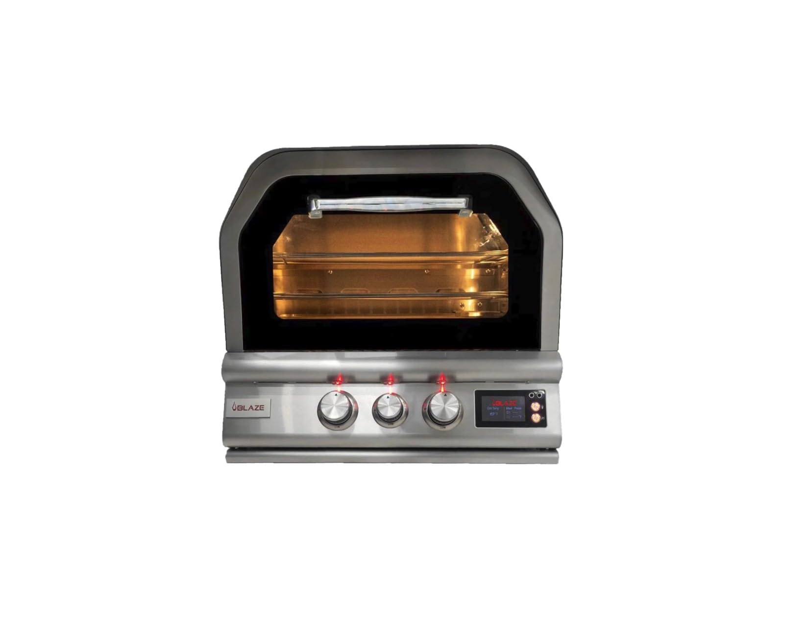 Cubierta de vinilo resistente de 26 pulgadas para parrilla de vinilo de alta calidad para adaptarse al horno de pizza Blaze incorporado 3