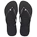 Havaianas Slim Crystal Glamour SW, Chanclas para Mujer, Negro (Black), 39/40 EU