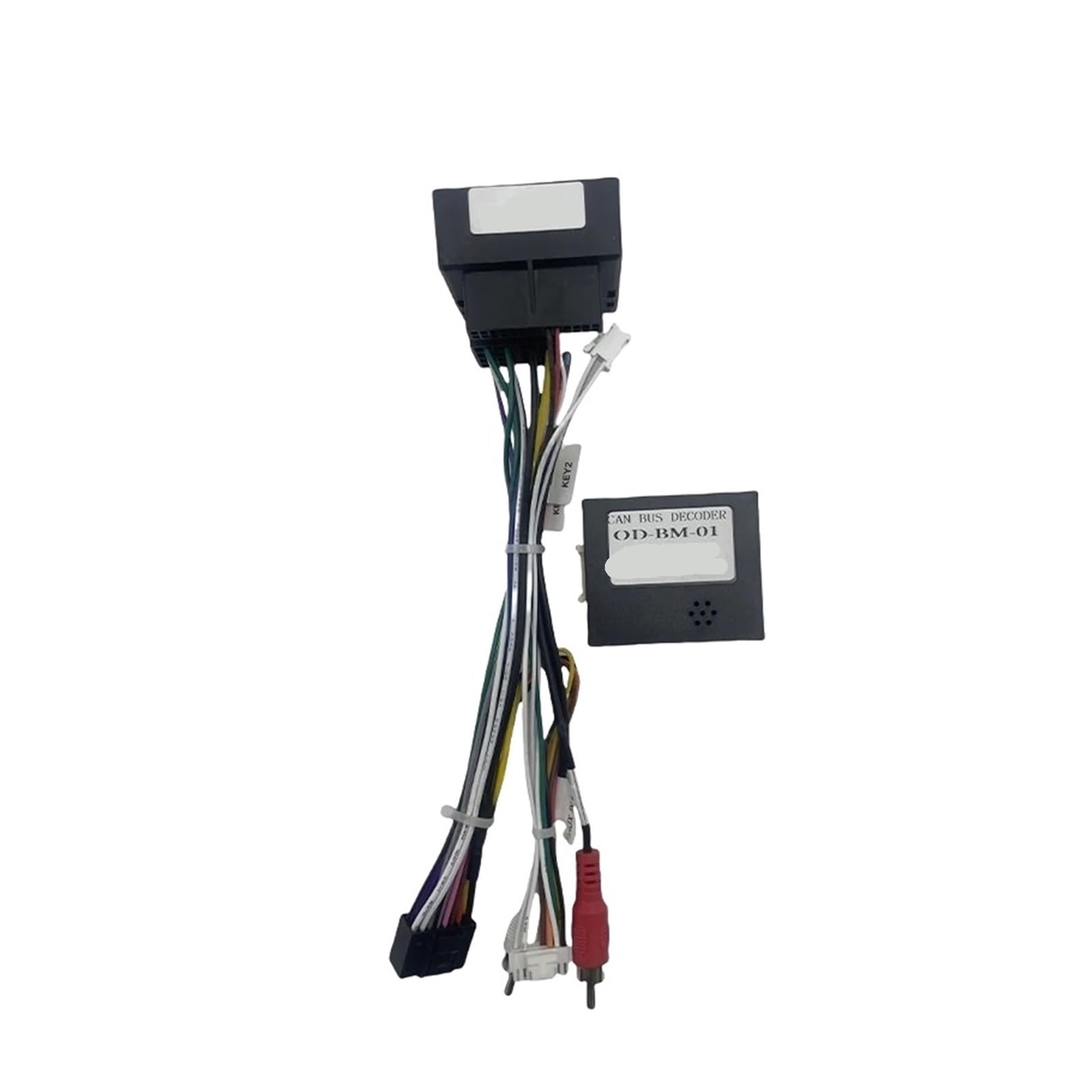 Adaptador de arnés de cableado de 16 pines for caja, cable de alimentación de radio Android, Compatible con BMW Serie 3 E90, E91, E92, X1, E84, E81 y E87.(Cable Canbus)