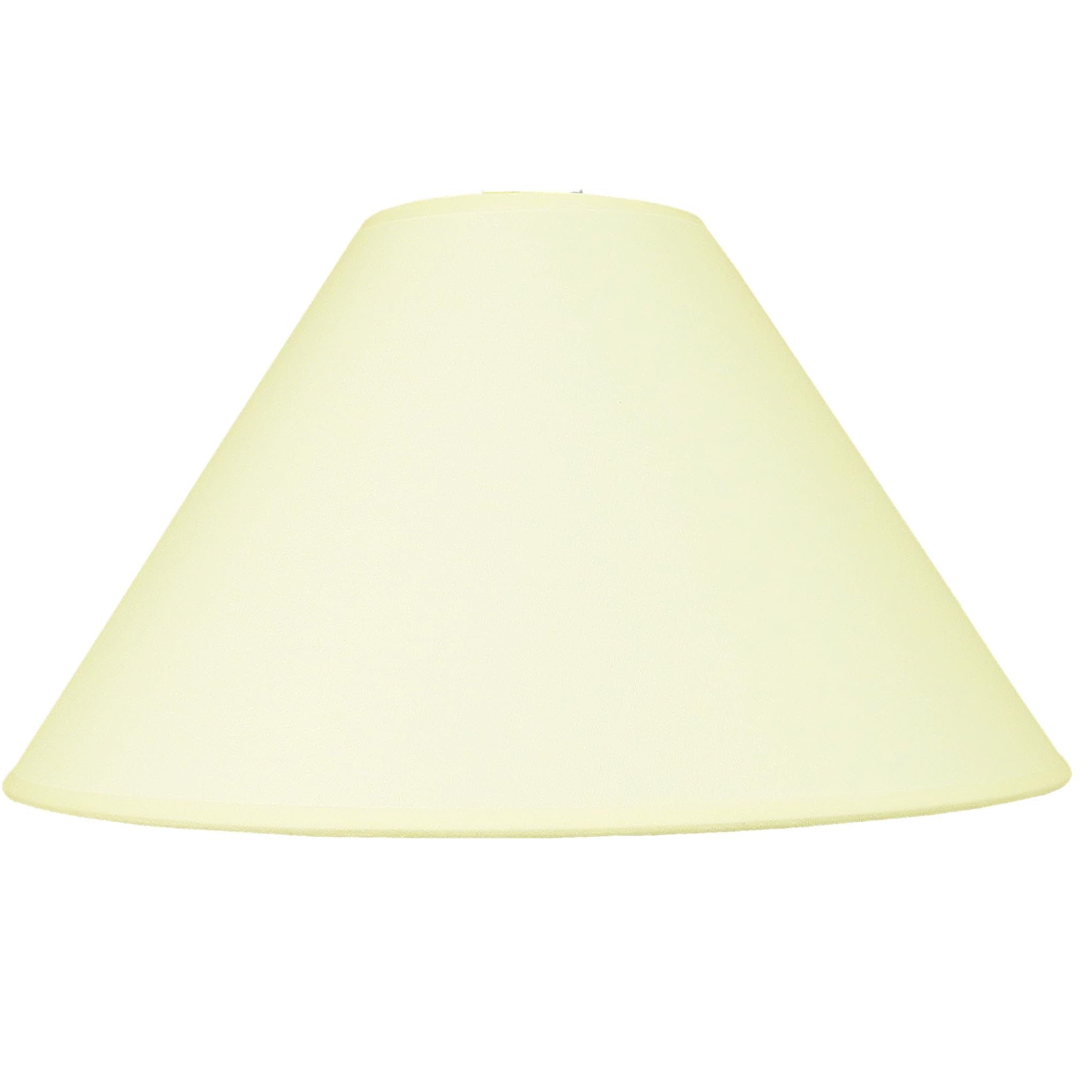 Loxton Lighting Cream 14 Inch Cotton Coolie Lampshade – Classic Cone Shape, 100% Cotton Fabric, Versatile For Table Lamp, Floor Lamp, And Ceiling Pendant
