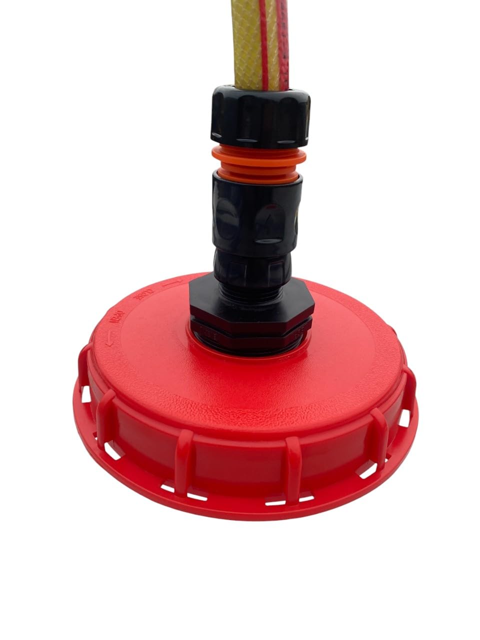 IBC portible water storage tank top lid 155mm with optional vents (155mm+single vent+3/4" hose kit)