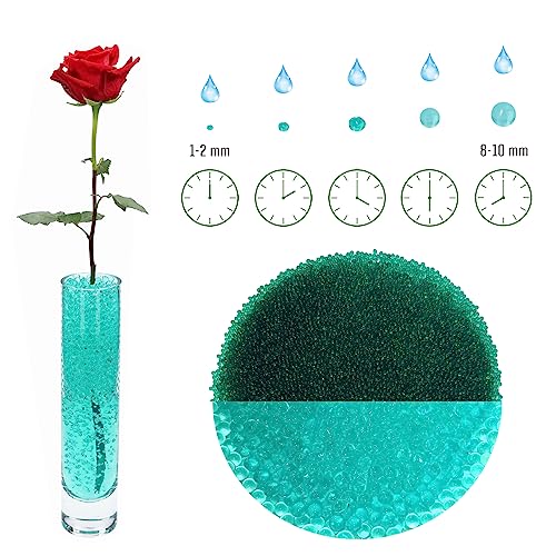 trendfinding 100 g water-retaining decorative granules sea green, grain size 1.5-2 mm - Image 3