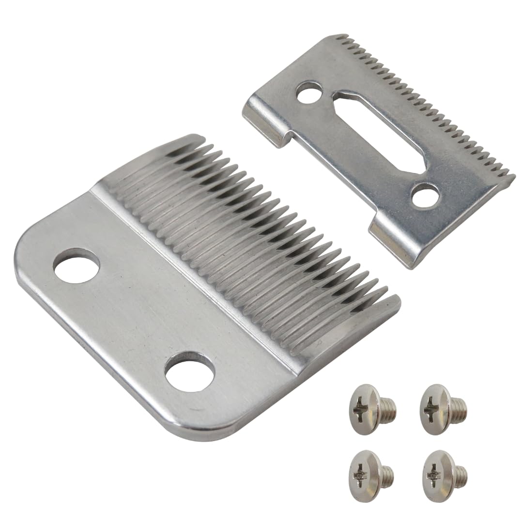 Upgraded by Icelily Blades Replacement Kit Fit for Wahl Precision/Precision Premium Smooth Cut/2-Hole Stagger-Tooth/2Hole Taper and 2Hole Standard Wedge Blades