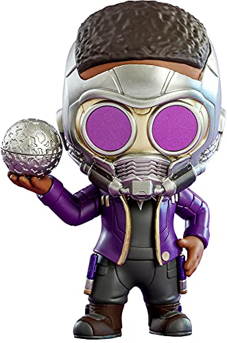 Image of Hot Toys What If...? figurine Cosbaby (S) T'Challa Star-Lord 10 cm