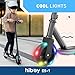 Hiboy ES1 Electric Scooter for Kids Ages 4-8, LED Light-Up Wheels & Side Lights, 5MPH Safe Speed, 6 Miles Range, Easy Kick-Start, Scratch-Proof Curved Edges - Safety E Scooter, UL 2272 Certificate