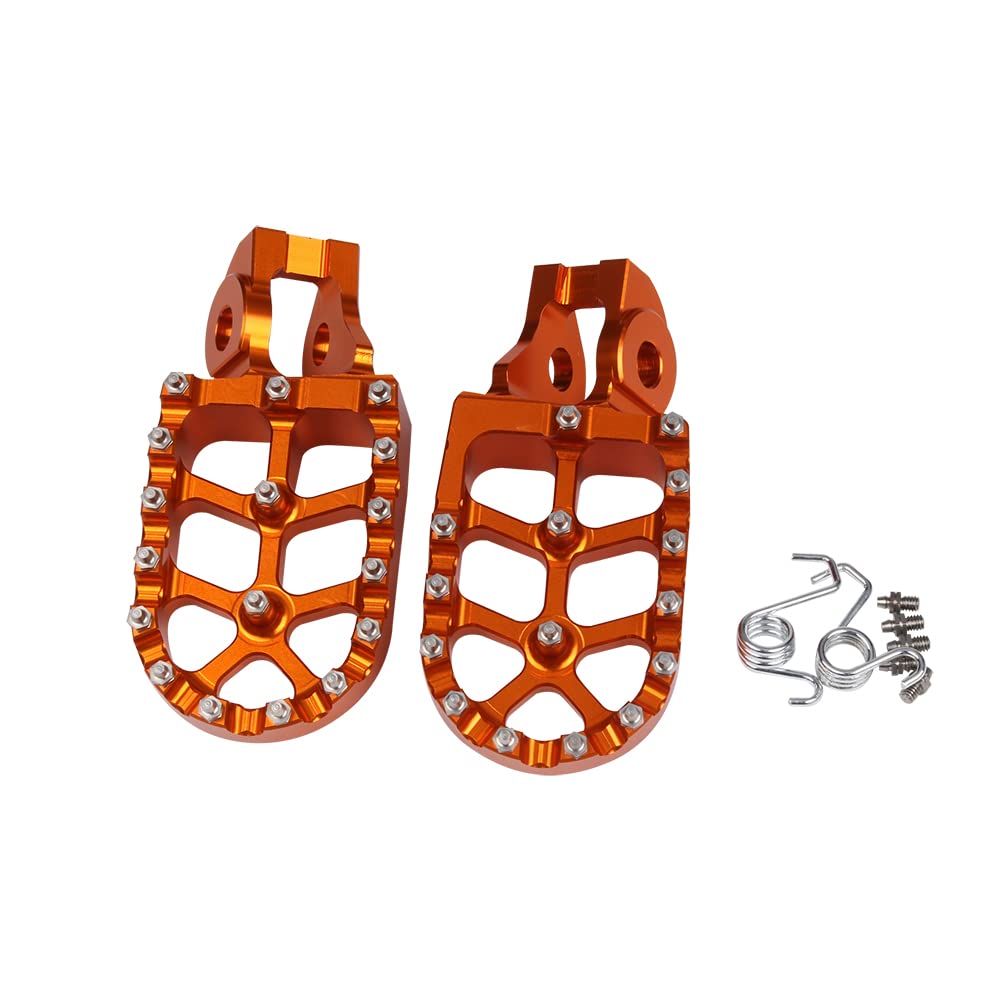 Motorrad Dirt Bike Fußrasten Fußstütze Pedale für KTM SX SXF EXC EXCF XC XCF XCW XCFW SMC 65 85 125 150 200 250 350 450 530 für Husqvarna