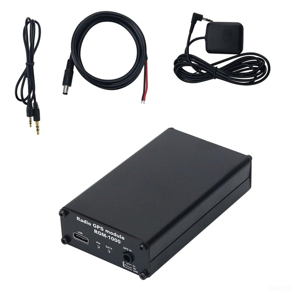 Rgm-1000 Radio Gps Módulo Kit Compatible con Icom Ic-9700 e Ic-7100 Transceptores con Doble Fuente de Alimentación a través de USB o Entrada de 12V Más Salida de Datos RS232c en Carcasa Para Uso Móvil