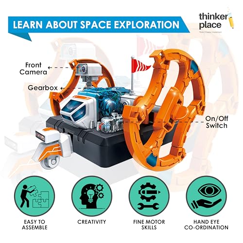 Image of Space X-Plorer DIY Kit | Build, Learn & Play | STEM Toy for Kids Age 8+ | Space Exploration Learning Kit with AR Experience | Fun Educational Game