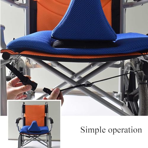 Cojín para silla de ruedas antiescaras, extraíble y lavable, para alivio de presión y comodidad