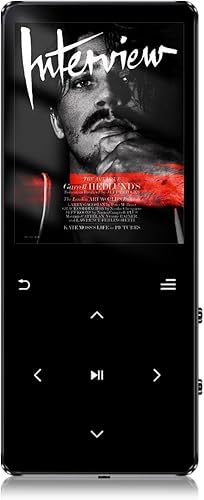 Reproductor MP3 Bluetooth con altavoz, reproductor de música de sonido de alta fidelidad con Bluetooth, radio FM, grabadora, libro electrónico,