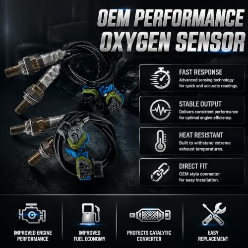 Sensor de Oxígeno Dropwater 2 Pares para Chevy Express 2008-2015 miniatura 6