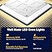 KOSCHEAL KT600 LED Grow Light Use with Yield LEDs Sunlike Full Spectrum Grow Lights for Seedlings Indoor Plants Veg and Bloom Growing Lamps for 2x2ft Coverage Output 65W±5%