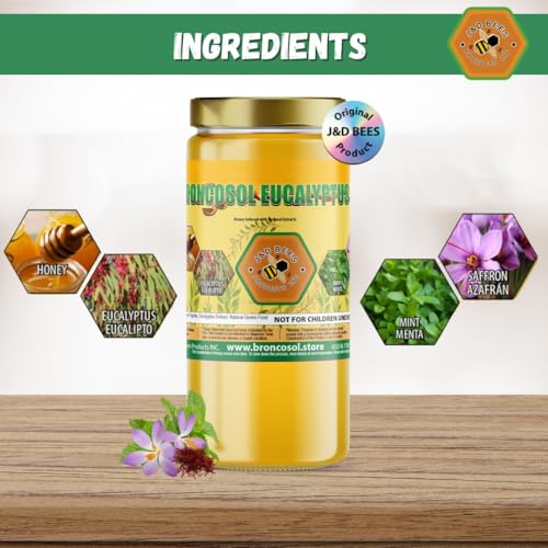 Broncosol Eucalyptus miel con extractos naturales 12oz miniatura 3