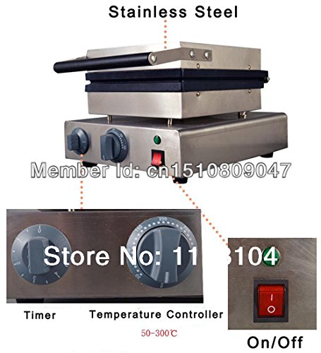 220v Electric Belgium Belgian Hello Kitty Waffle Maker Machine Baker Iron