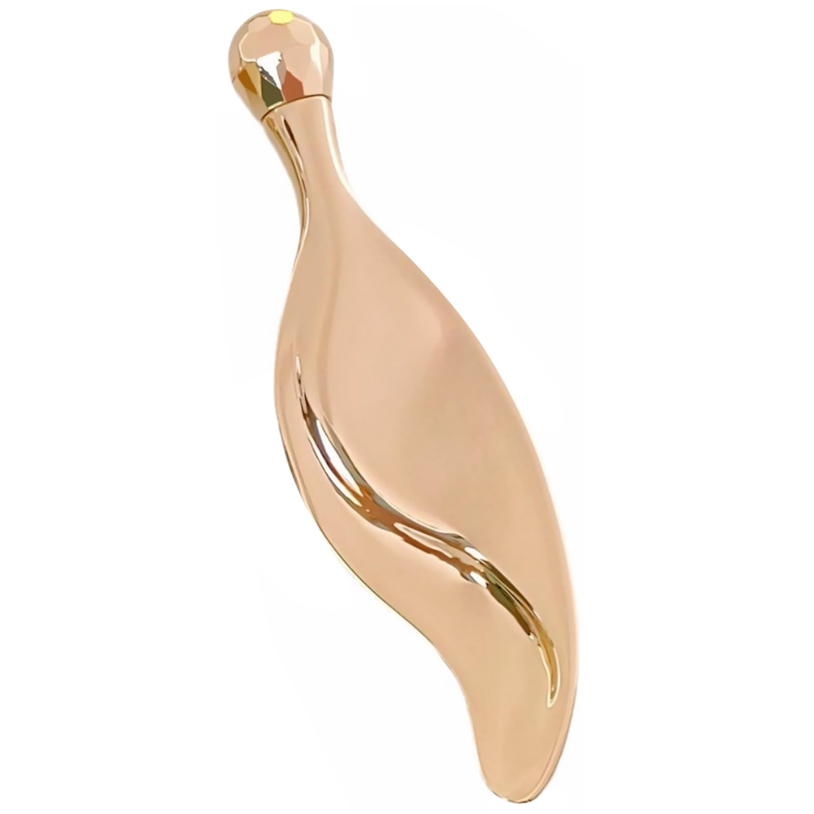 Gua Sha Stone, Saijer Steel Gua Sha Face Sculpto Facial Massager Gua Sha Steel Body Gua Sha Steel Gua Sha Face Gua Sha for Eye Puffiness Skin Tightening of The Face (Rose Gold)