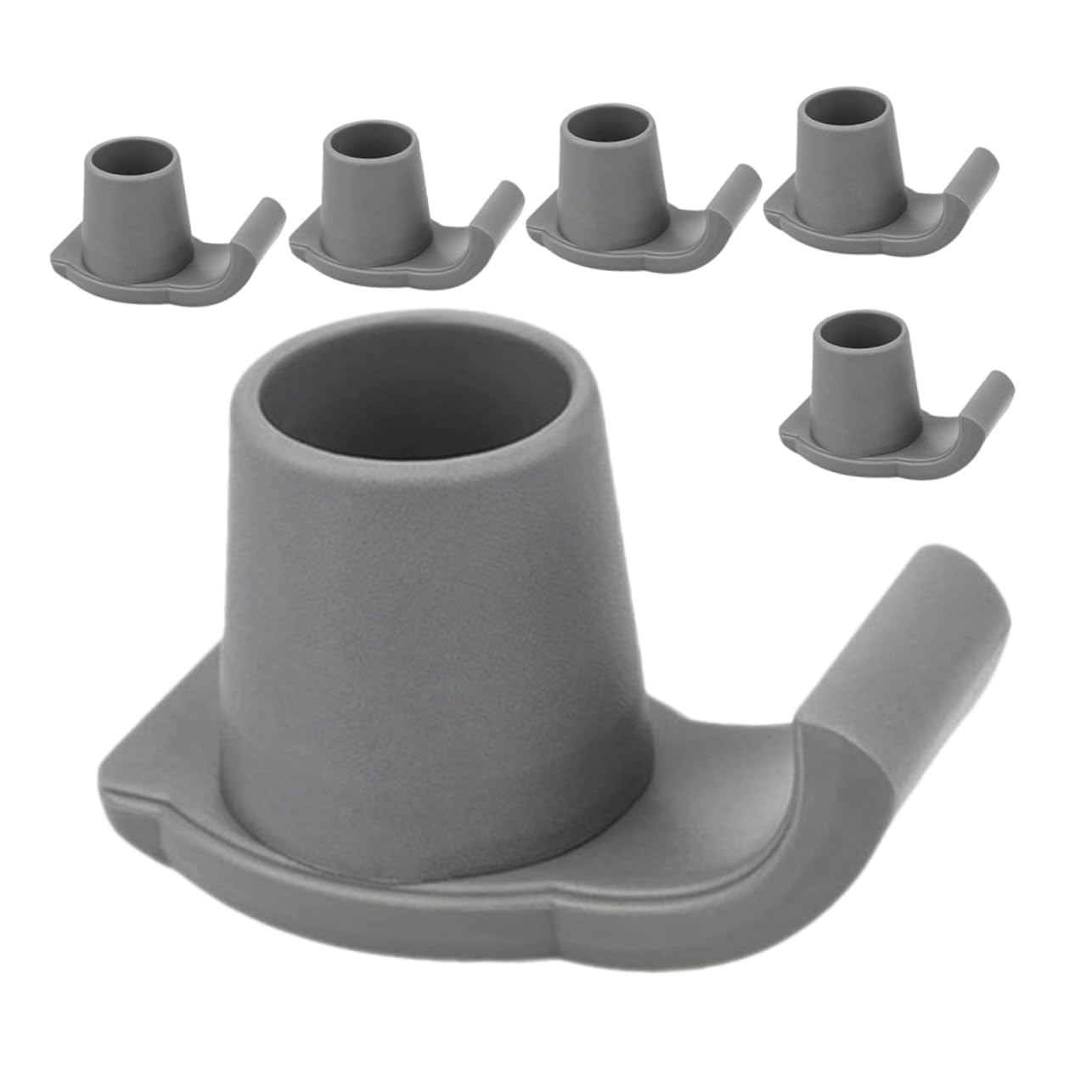 6pcs Walker Foot Pads Sliders Sled Skis Walker Caps Walker Pads Walker Glides Gliders for Walker Ski Replacement Parts Ski Glides for Walkers Elderly Walker Ski Glides Pp Grey BUTIFULSIC