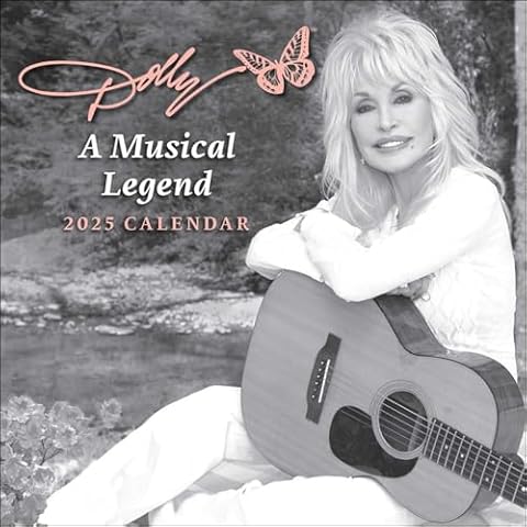 Dolly Parton 2025 Mini Wall Calendar Cover