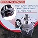 EVERESTWAY Ignition Distributor Compatible for 1995-1997 Toyota Celica Corolla/Geo Prizm Cap and Rotor kit Replacement 19050-16030 8477435
