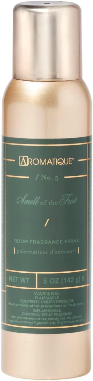 Aromatique The Smell of Tree Aerosol Room Spray - Home Fragrance, Long Lasting Room Air Freshener Deodorizer Potpourri Nonstop Freshness Aromatherapy Xmas Winter Pinecomb Balsam 5oz