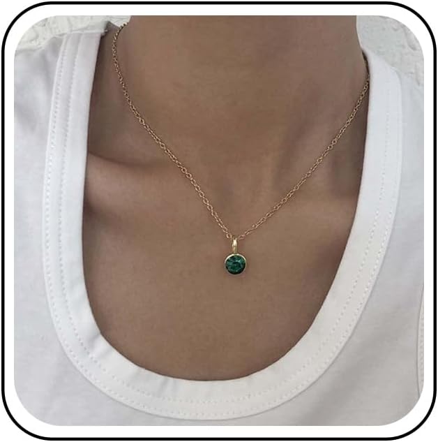 ヴィンテージ エメラルド グリーン チョーカー ネックレス ゴールド エメラルド ネックレス ラウンド エメラルド クリスタル ネッ