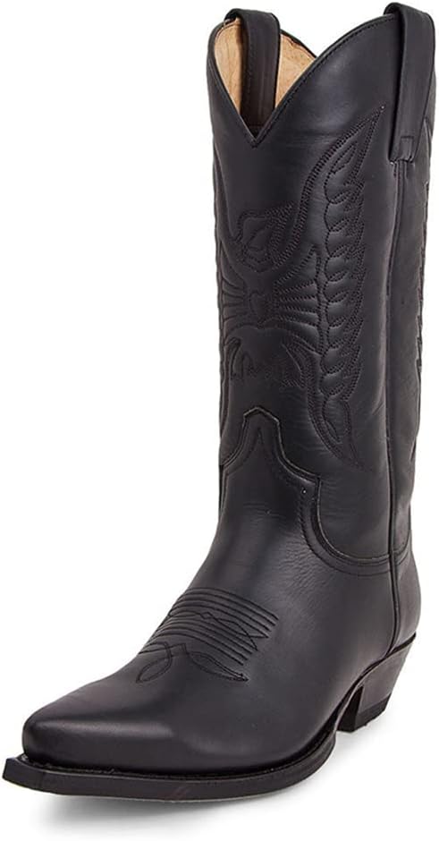 CHUUMEE Men's Fashion Pointed Toe High Heel Embroidered Durable Western Work Cowboy Boots - Image 2