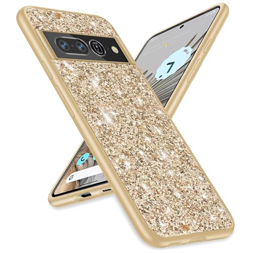 Coque Pixel 10 Pro XL silicone rigide anti-choc couleur or