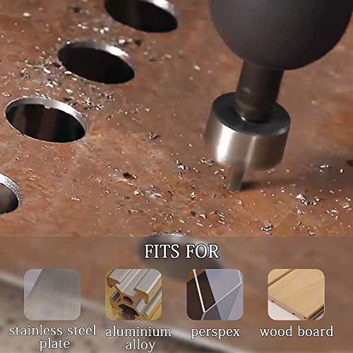 Hss Hole Saw Kits For Metal, Rocaris 23 Pcs High-Speed Steel Hole Saw Cutting Kit Drill Bits Opener Cutter Tool For Stainless Steel,Copper, Iron 16~100Mm #TOP5